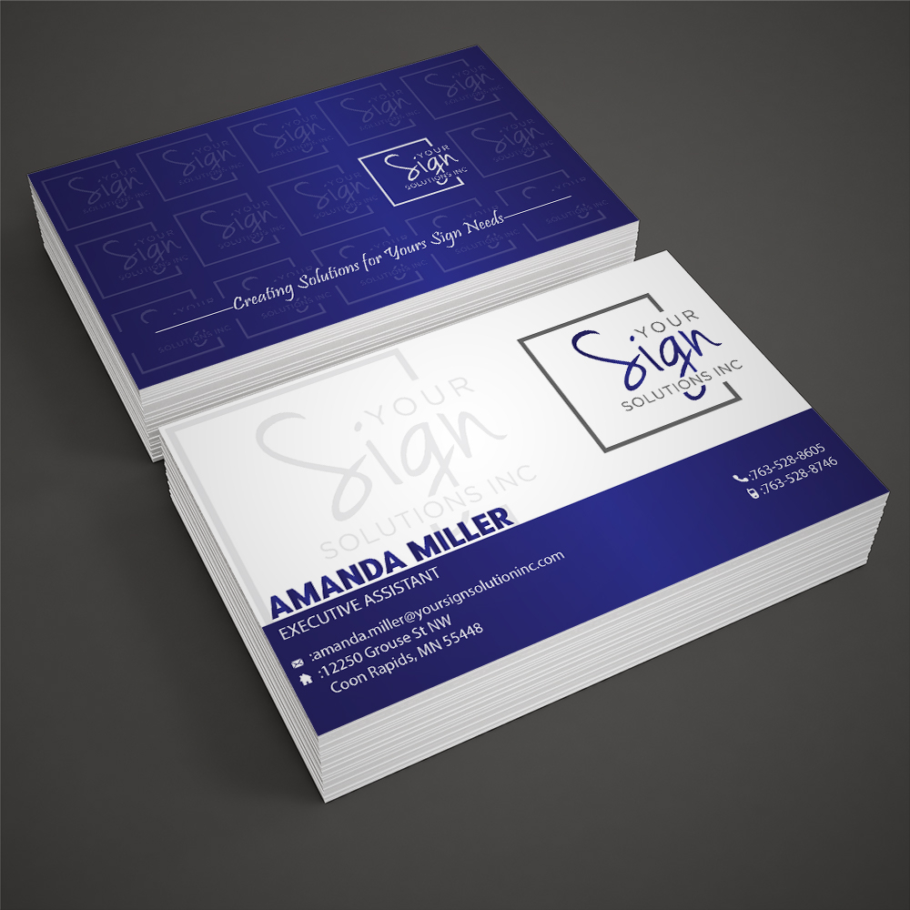 Your Sign Solutions Inc logo design by Sofia Shakir