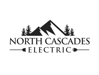 North Cascades Electric logo design by kunejo