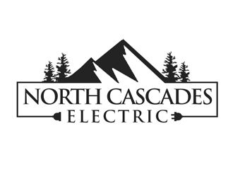 North Cascades Electric logo design by kunejo