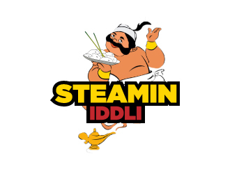 Steamin  Iddli logo design by designbyorimat