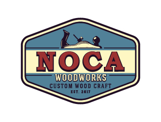 NOCA Woodworks logo design by cybil