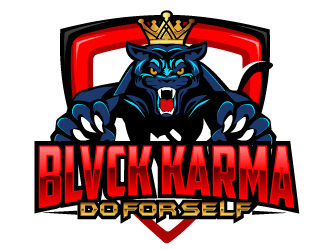 BLVCK KARMA  (Black karma)  logo design by AamirKhan