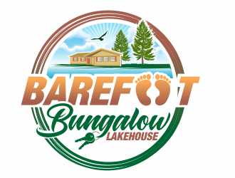 Barefoot Bungalow Lakehouse logo design by cgage20