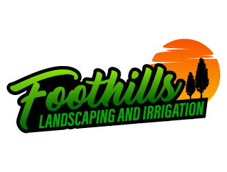Foothills Landscaping and Irrigation logo design by daywalker