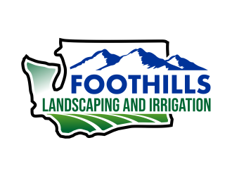 Foothills Landscaping and Irrigation logo design by cintoko
