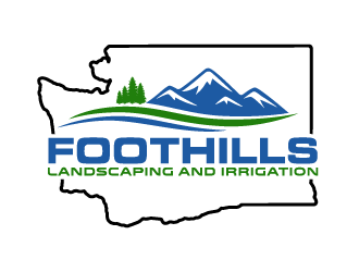 Foothills Landscaping and Irrigation logo design by Andri