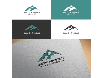 Rustic Mountain Leather logo design by Abhinaya_Naila