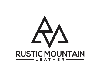 Rustic Mountain Leather logo design by rokenrol