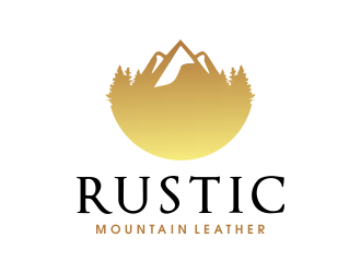 Rustic Mountain Leather logo design by JessicaLopes