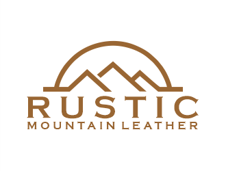 Rustic Mountain Leather logo design by Gwerth