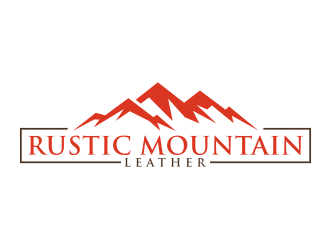 Rustic Mountain Leather logo design by puthreeone