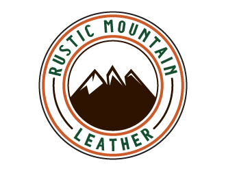 Rustic Mountain Leather logo design by aryamaity