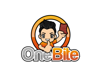 1 bite   logo design by veter