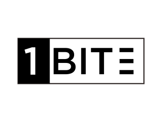1 bite   logo design by MUNAROH
