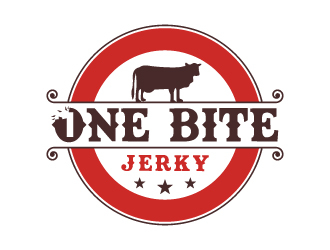 1 bite   logo design by MUSANG