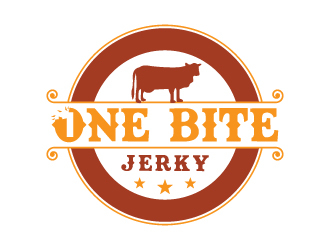 1 bite   logo design by MUSANG