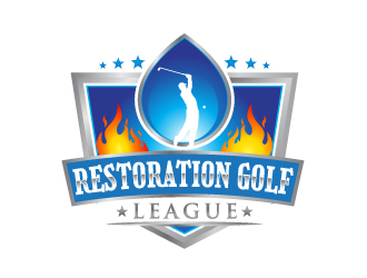 Restoration Golf League logo design by yans