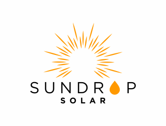 Sundrop Solar logo design by Zeratu