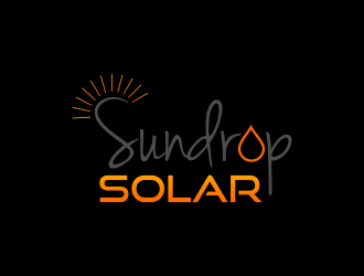 Sundrop Solar logo design by GassPoll