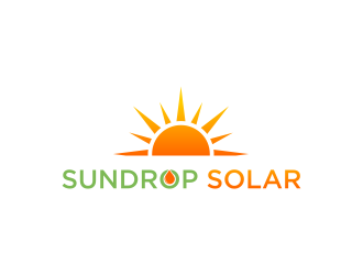 Sundrop Solar logo design by GassPoll