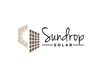 Sundrop Solar logo design by dodihanz