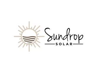 Sundrop Solar logo design by dodihanz