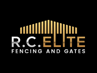 R.C ELITE FENCING AND GATES logo design by lexipej