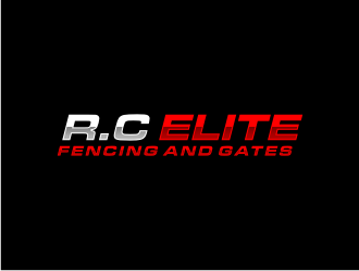 R.C ELITE FENCING AND GATES logo design by asyqh