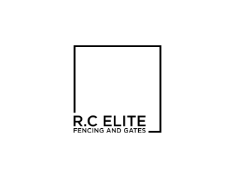 R.C ELITE FENCING AND GATES logo design by Avro