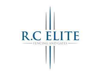 R.C ELITE FENCING AND GATES logo design by ora_creative