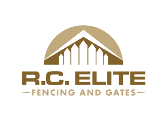 R.C ELITE FENCING AND GATES logo design by PRN123