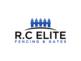 R.C ELITE FENCING AND GATES logo design by labo