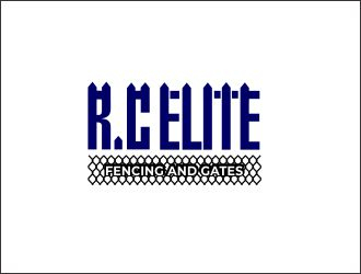 R.C ELITE FENCING AND GATES logo design by GURUARTS