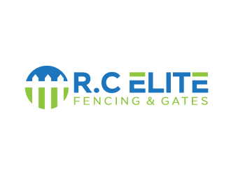 R.C ELITE FENCING AND GATES logo design by Gwerth