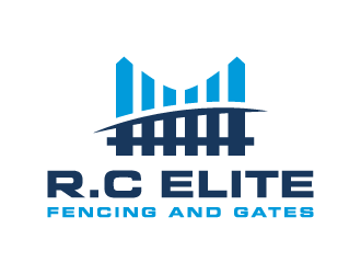 R.C ELITE FENCING AND GATES logo design by akilis13