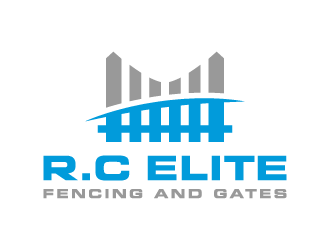R.C ELITE FENCING AND GATES logo design by akilis13