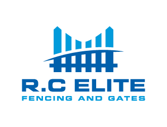 R.C ELITE FENCING AND GATES logo design by akilis13