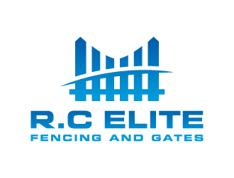 R.C ELITE FENCING AND GATES logo design by akilis13