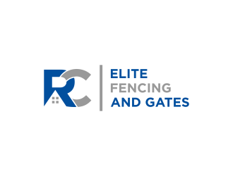 R.C ELITE FENCING AND GATES logo design by tukang ngopi