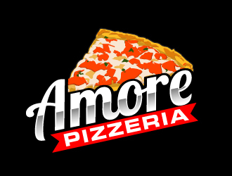 Amore Pizzeria  logo design by AamirKhan