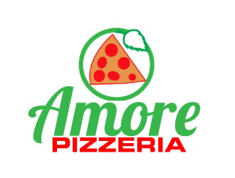Amore Pizzeria  logo design by AamirKhan