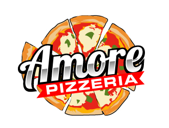 Amore Pizzeria  logo design by AamirKhan