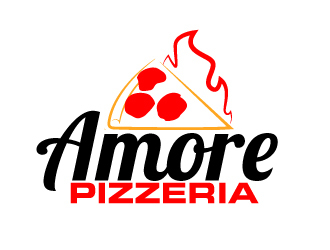 Amore Pizzeria  logo design by AamirKhan