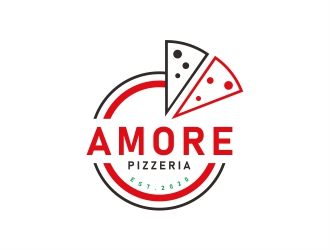 Amore Pizzeria  logo design by Alfatih05