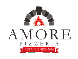 Amore Pizzeria  logo design by Alfatih05