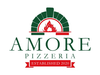 Amore Pizzeria  logo design by Alfatih05
