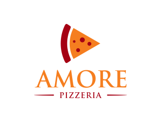 Amore Pizzeria  logo design by GassPoll