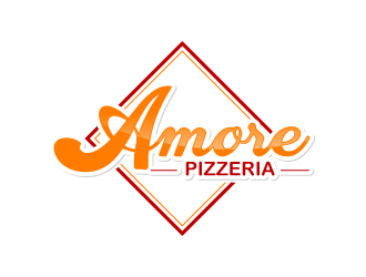 Amore Pizzeria  logo design by uttam