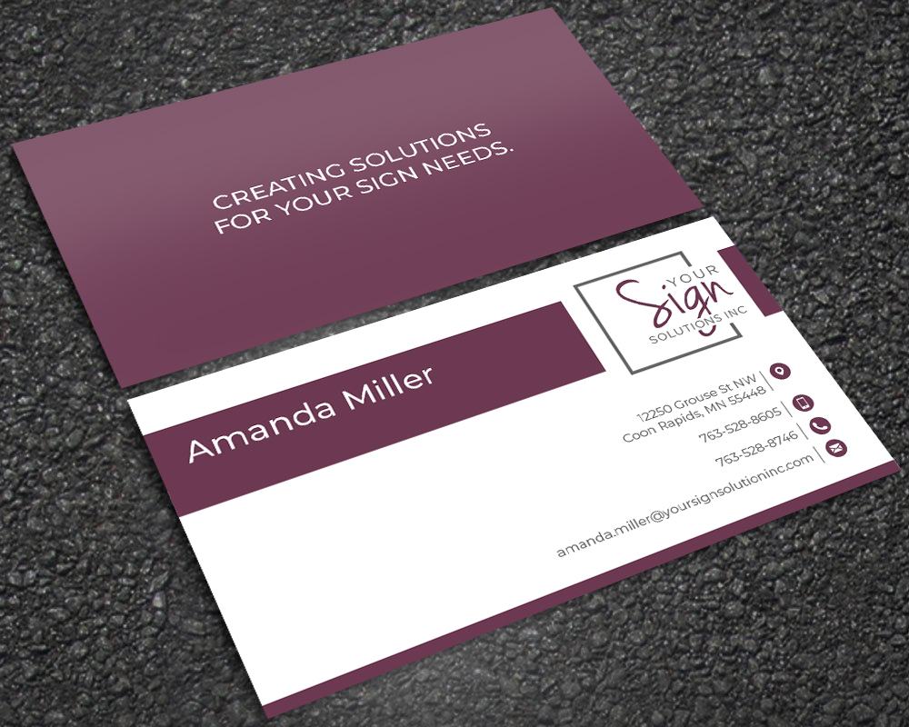 Your Sign Solutions Inc logo design by mattlyn