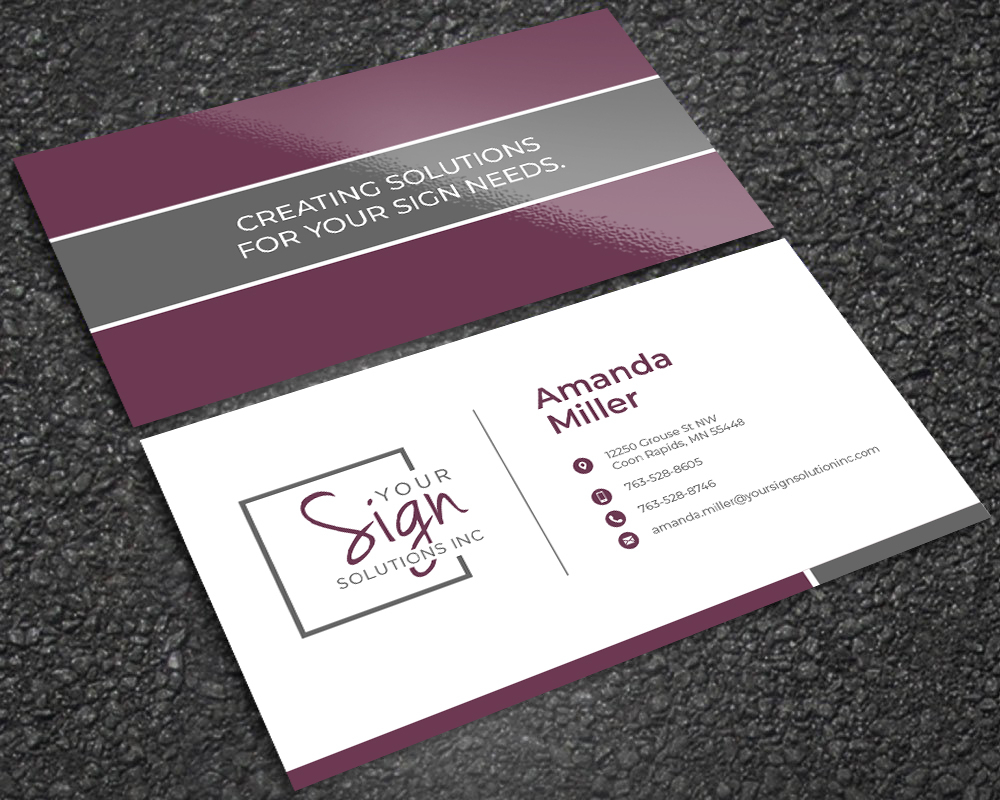 Your Sign Solutions Inc logo design by mattlyn